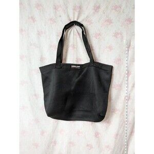 Rare Vintage Kirkland Signature Oversized Black Mesh Tote Bag